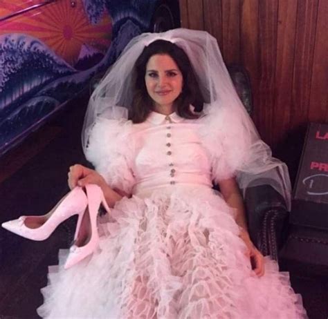 Lana Del Rey's Wedding Dress Custom.